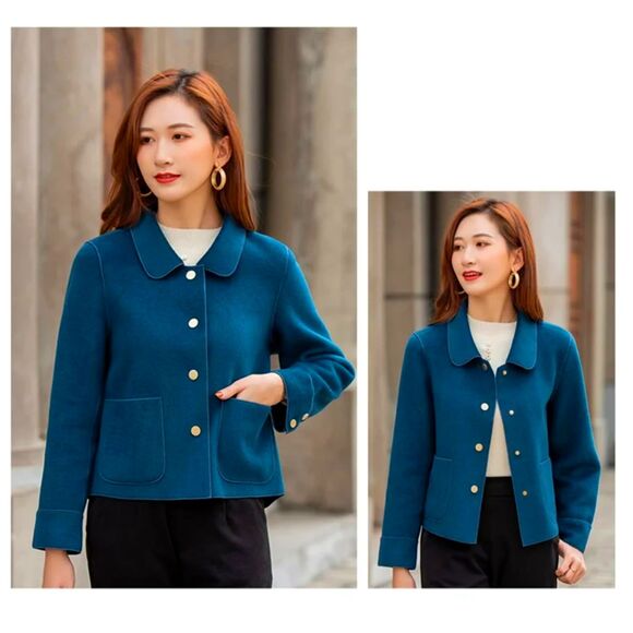 Xi Er Fashion Casual Button Up Jacket Size Medium - Picture 2 of 8